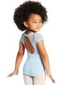 11311C Puff Sleeve Keyhole Back Leotard